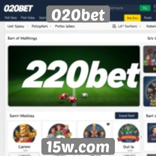 Promoções e bônus disponíveis no site 020bet