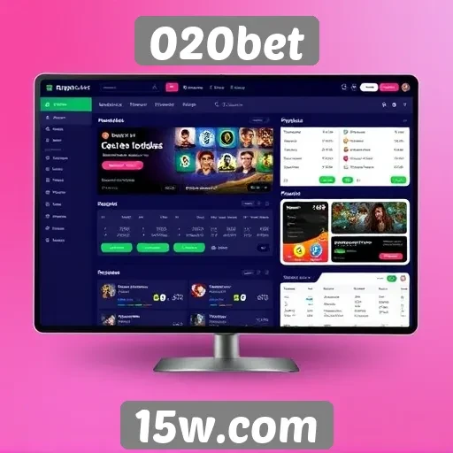 Análise da interface do usuário no site 020bet